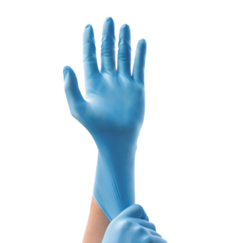 Disposable Blue Protective Nitrile Gloves